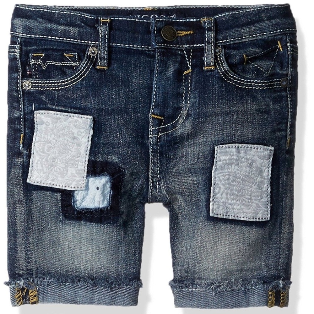 Vigoss Denim Jean Bermuda Patch Adjustable Jean 3T